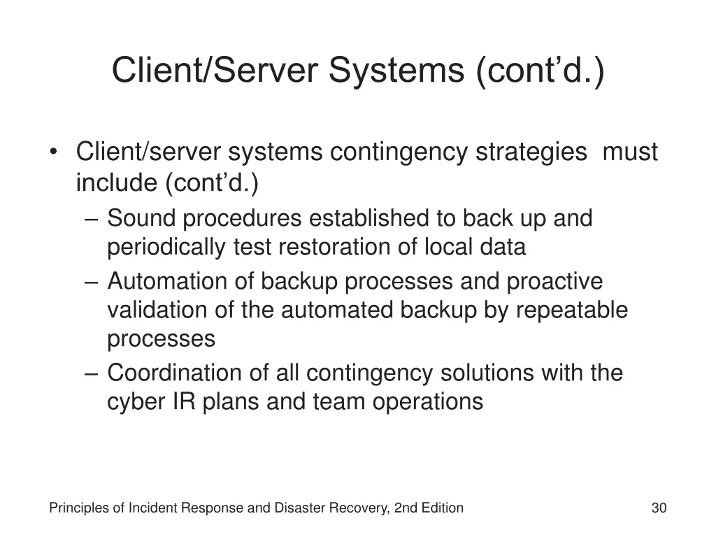 client server systems cont d 1
