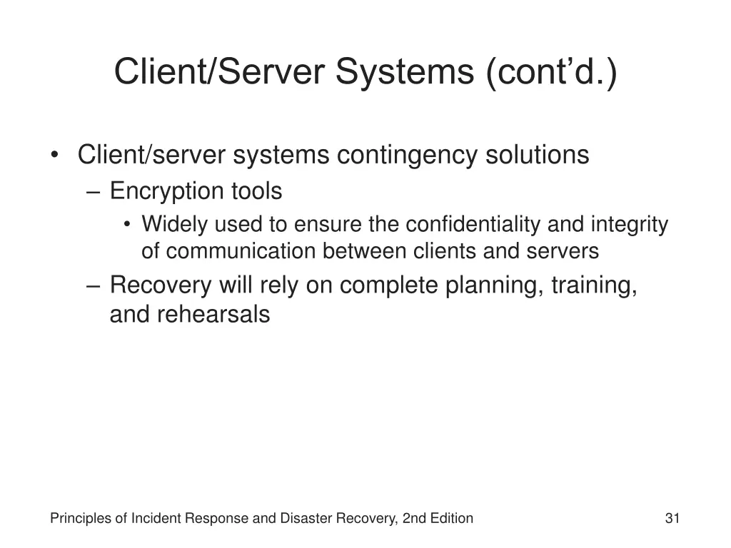 client server systems cont d 2