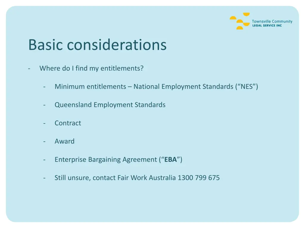 basic considerations 2