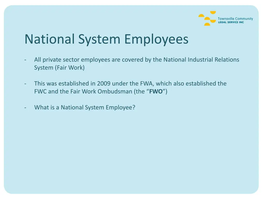 national system employees