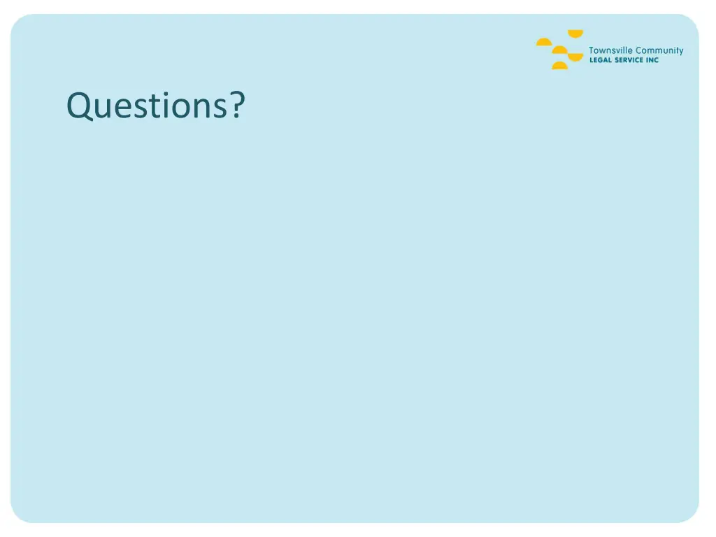 questions