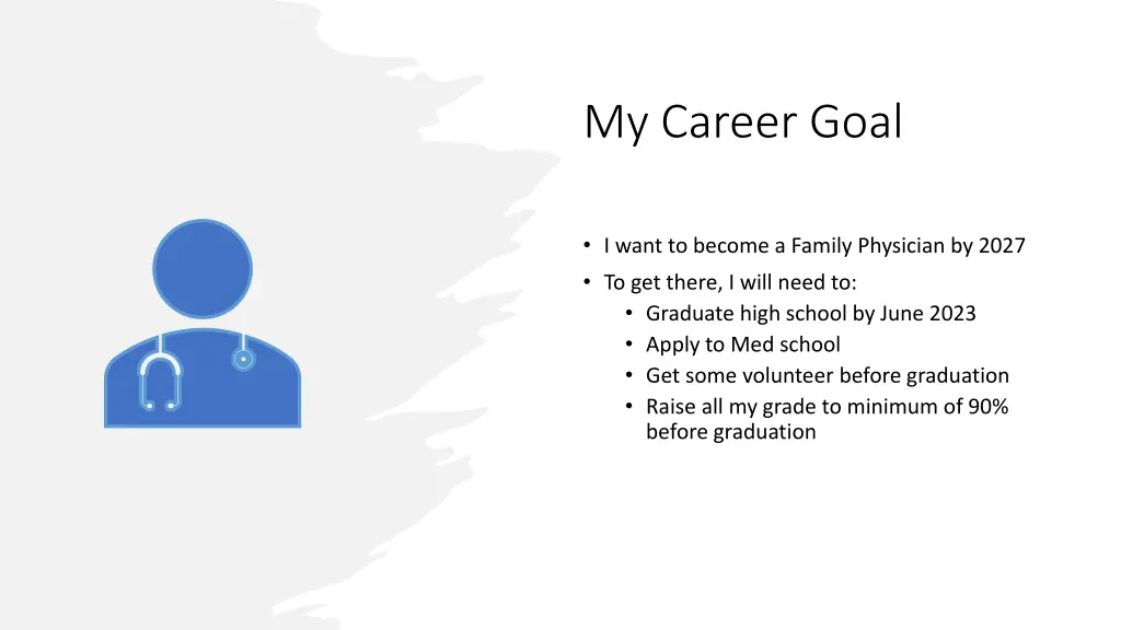 my career goal