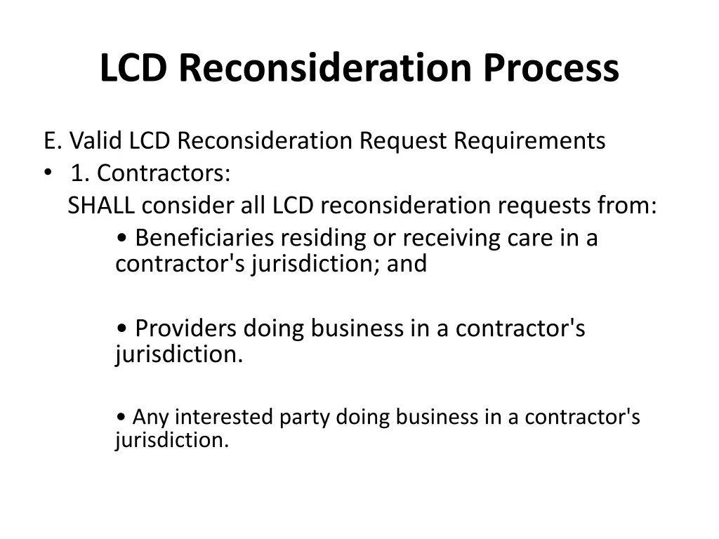 lcd reconsideration process 3