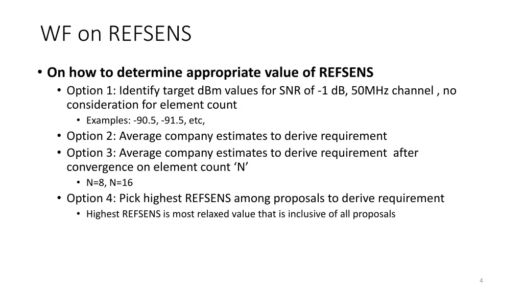 wf on refsens