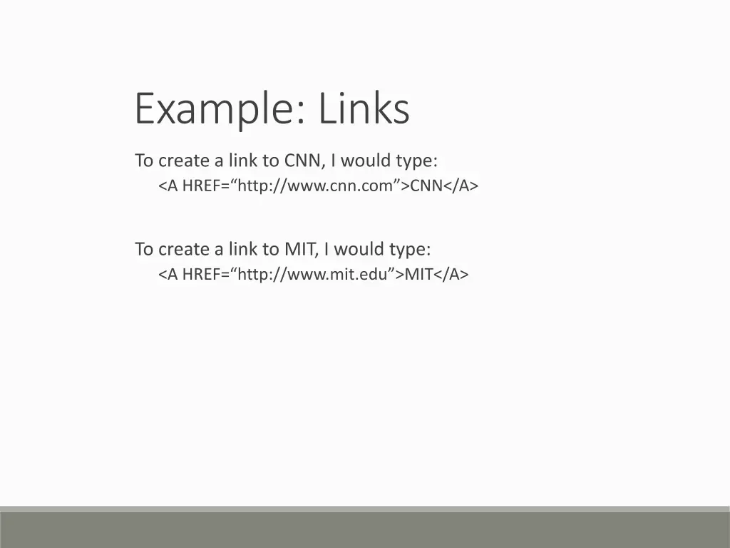 example links