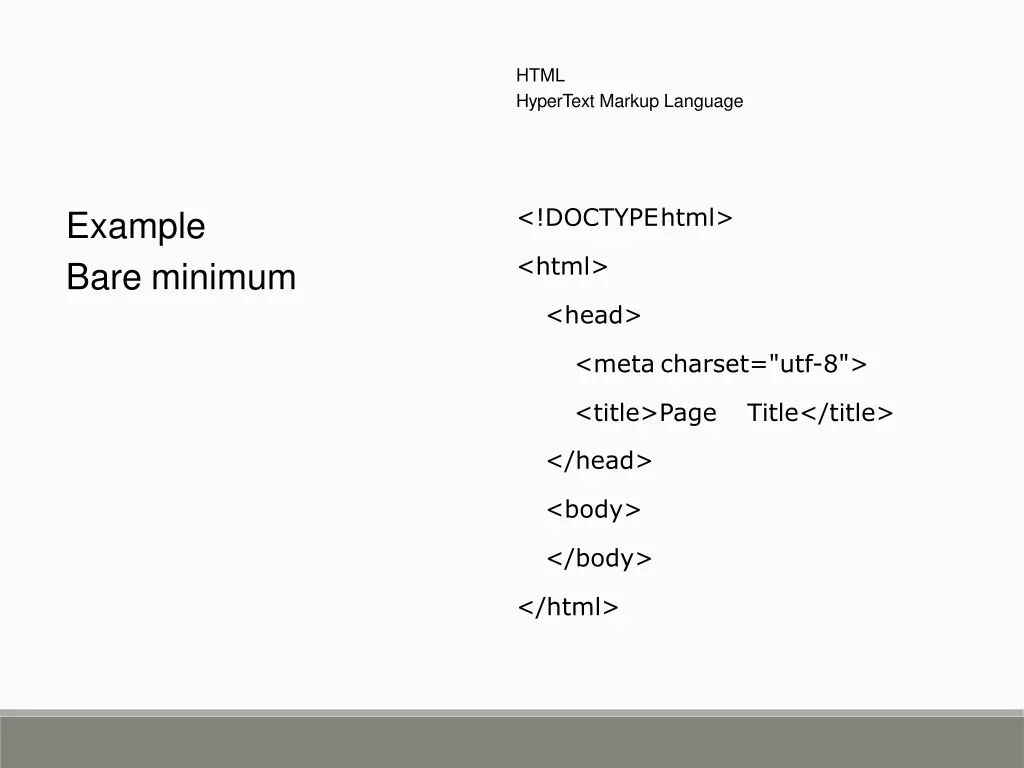 html hypertext markup language 4