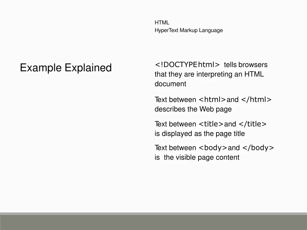 html hypertext markup language 5