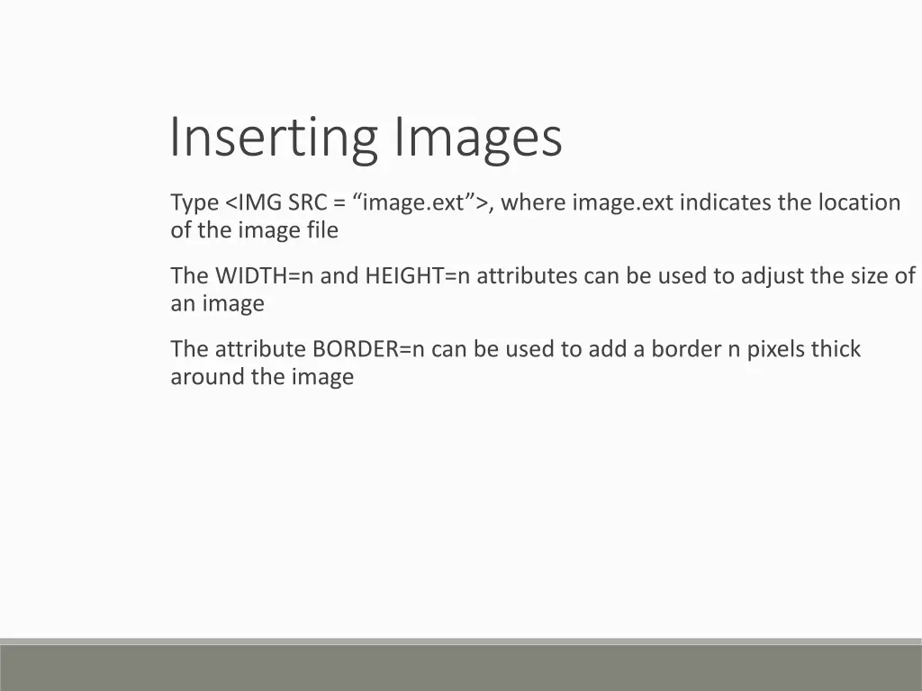 inserting images