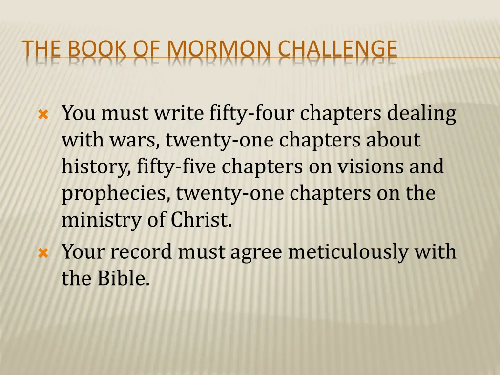 the book of mormon challenge 2