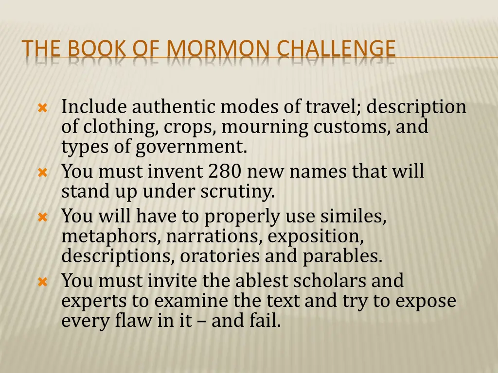 the book of mormon challenge 3