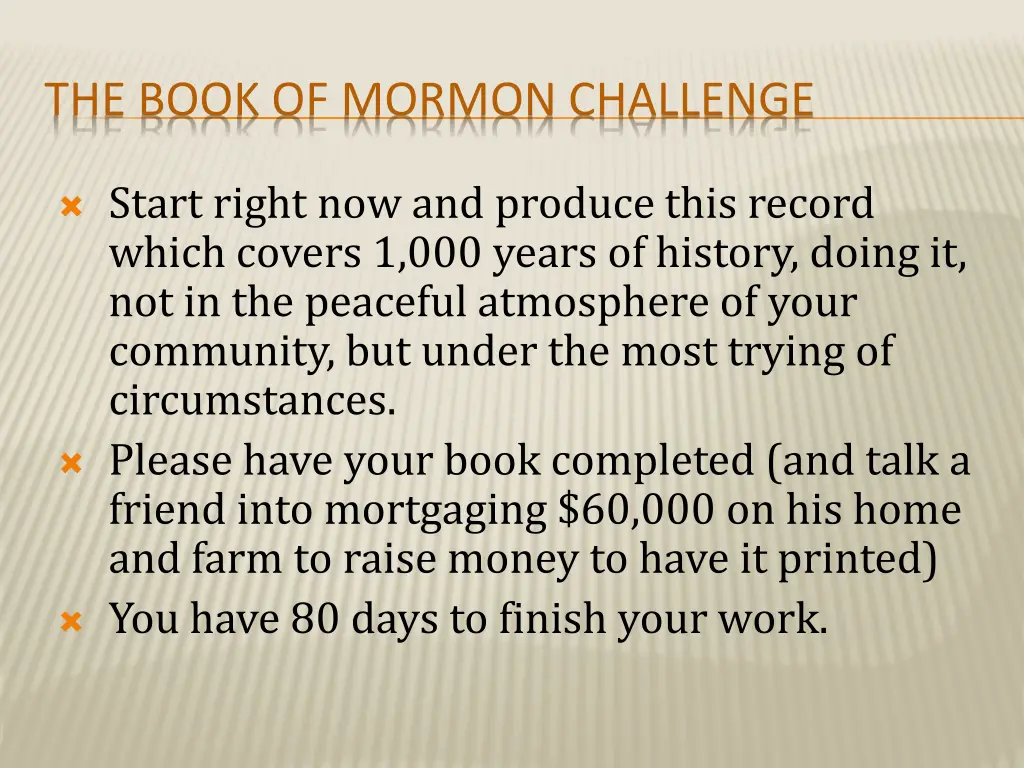 the book of mormon challenge 7