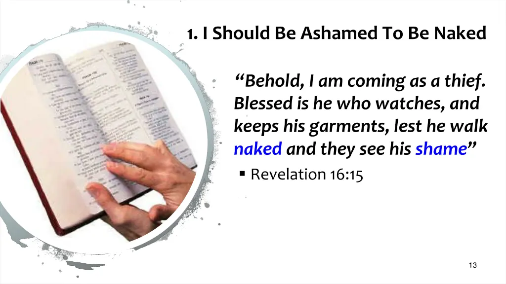 1 i should be ashamed to be naked 1