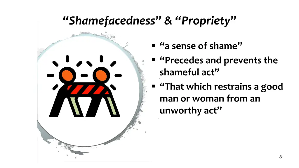 shamefacedness propriety