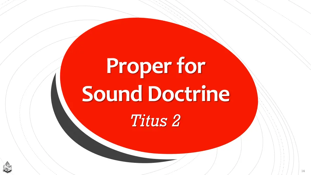 proper for sound doctrine titus 2 1