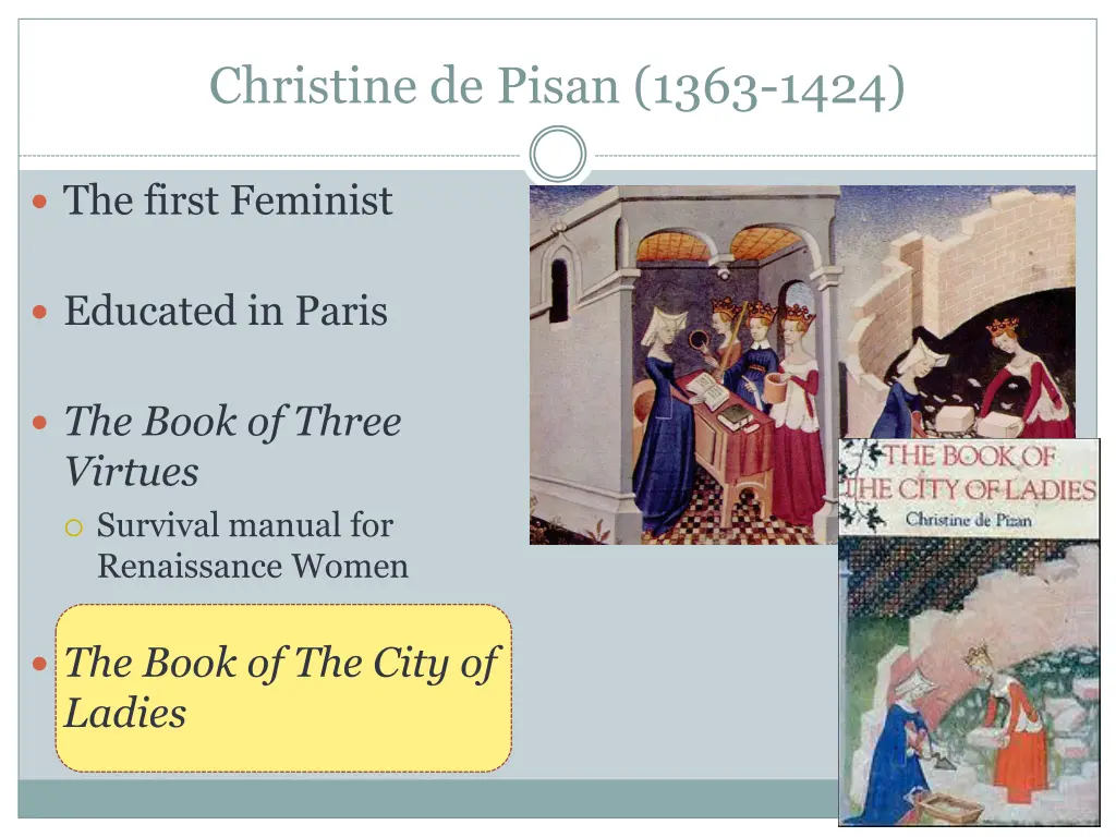 christine de pisan 1363 1424