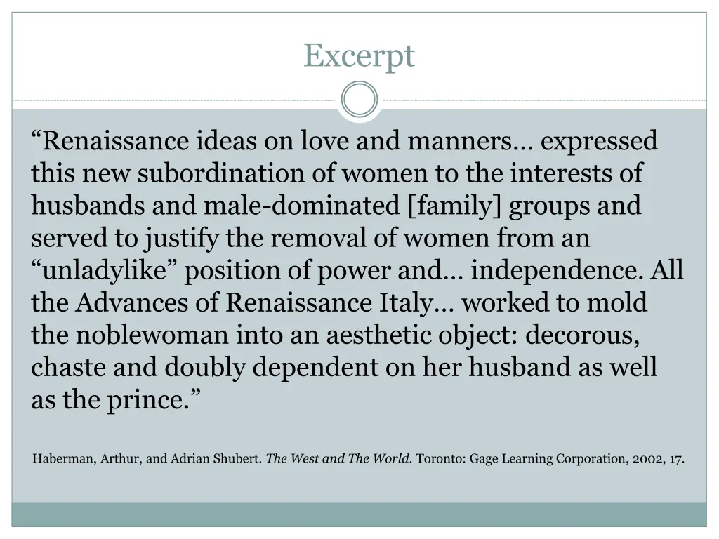excerpt