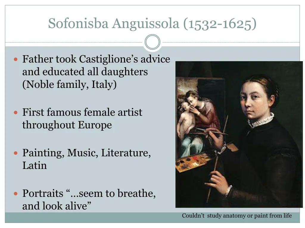 sofonisba anguissola 1532 1625