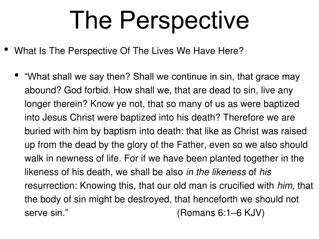 the perspective 5