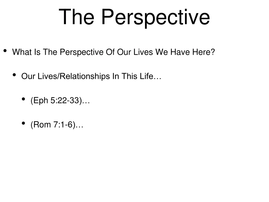 the perspective 7