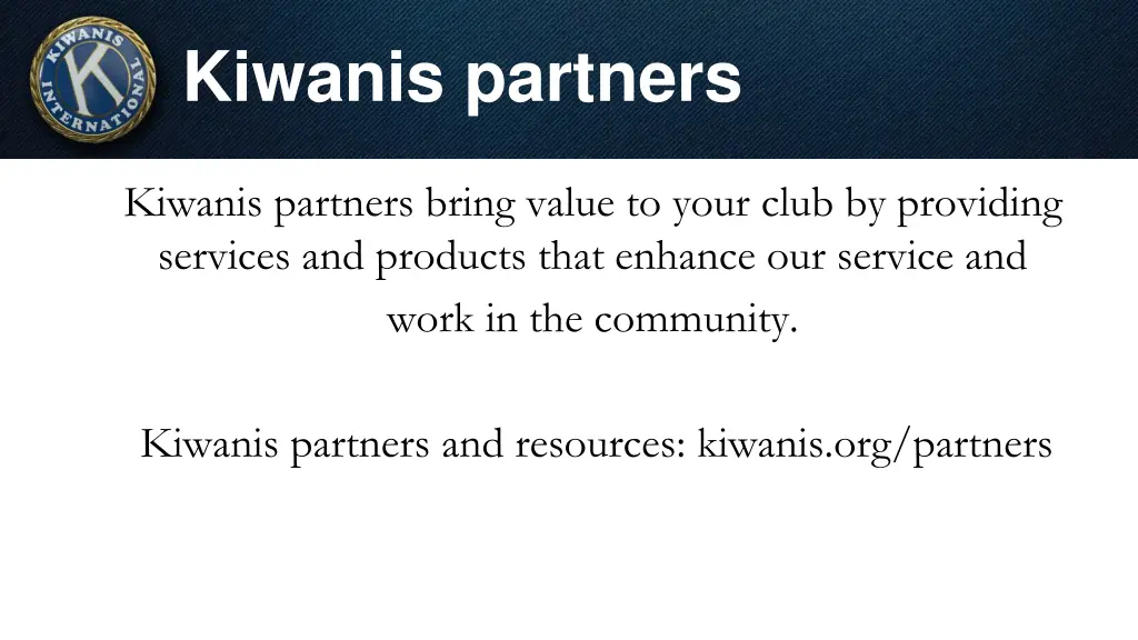 kiwanis partners