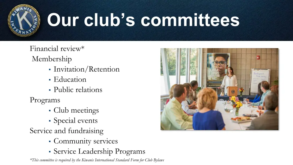 our club s committees