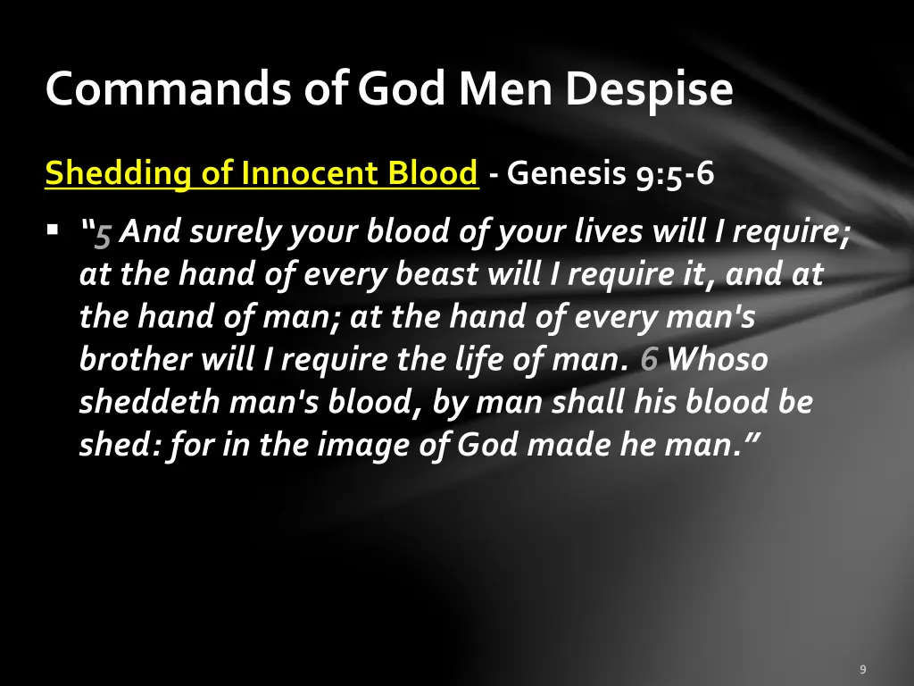 commands of god men despise 1