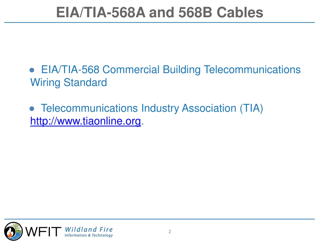 eia tia 568a and 568b cables