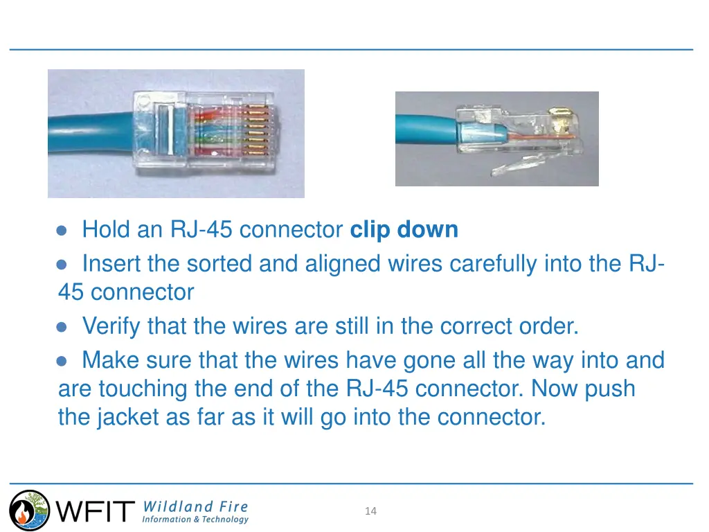 hold an rj 45 connector clip down insert