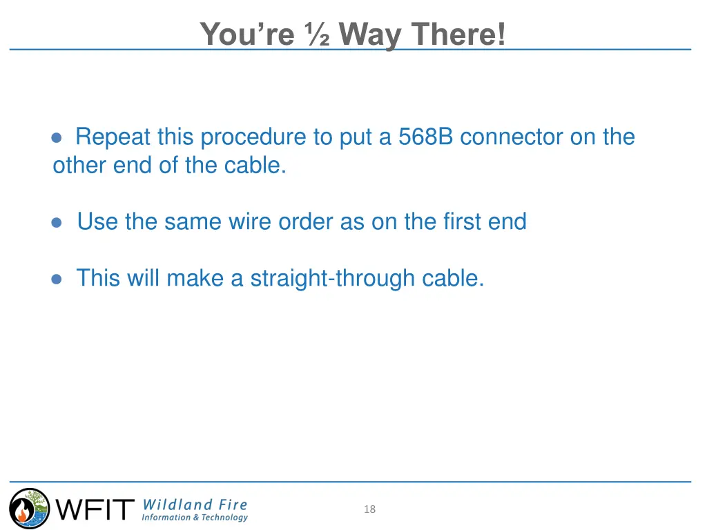 you re way there