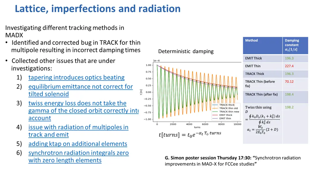 lattice imperfections and radiation