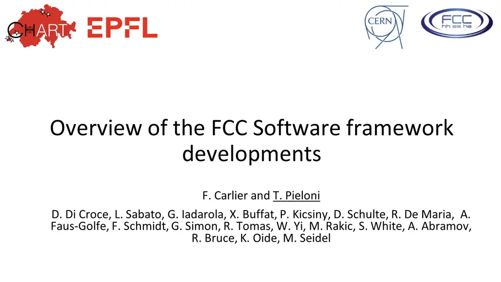 overview of the fcc software framework