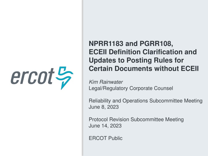 nprr1183 and pgrr108 eceii definition