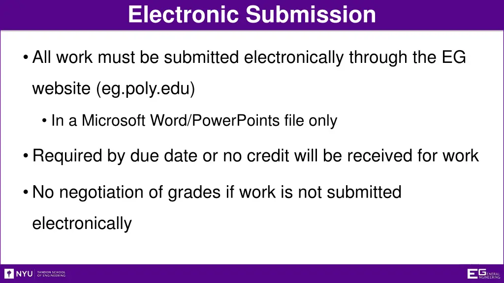 electronic submission