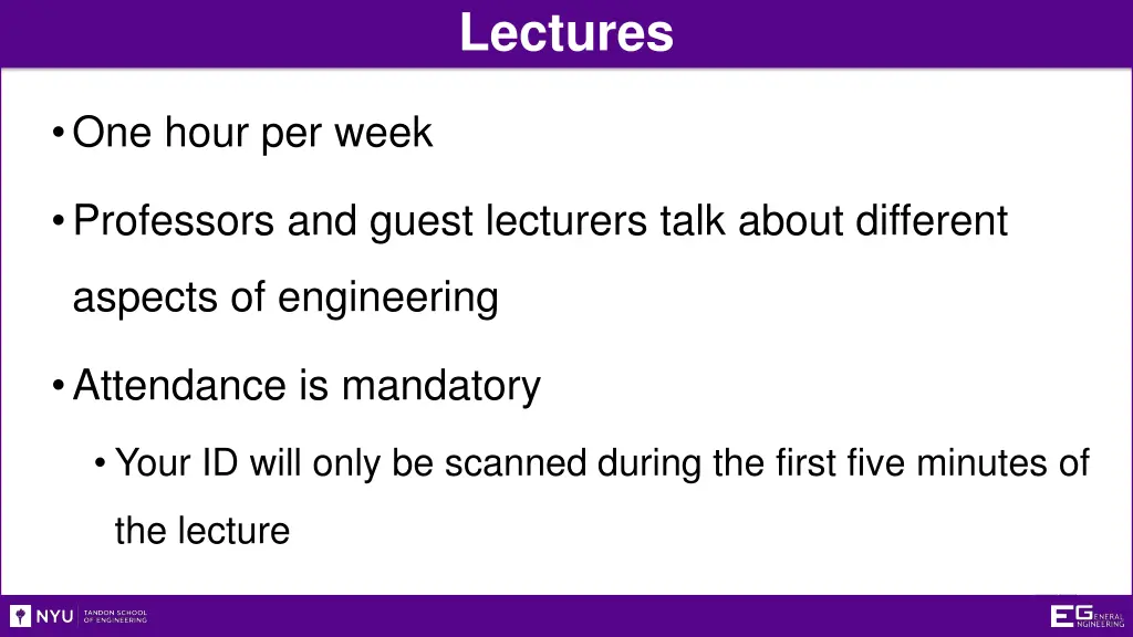 lectures