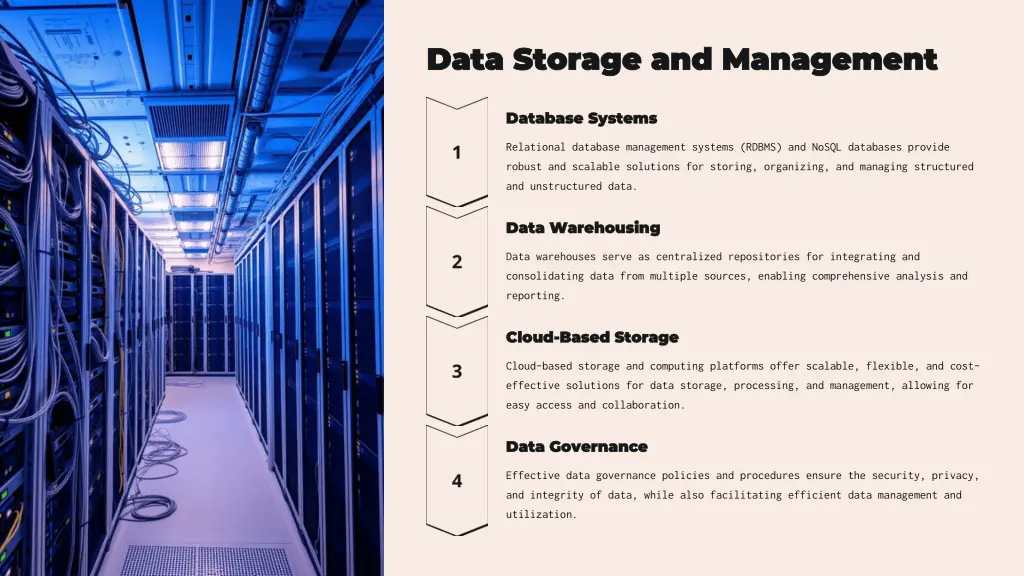 data storage and management data storage