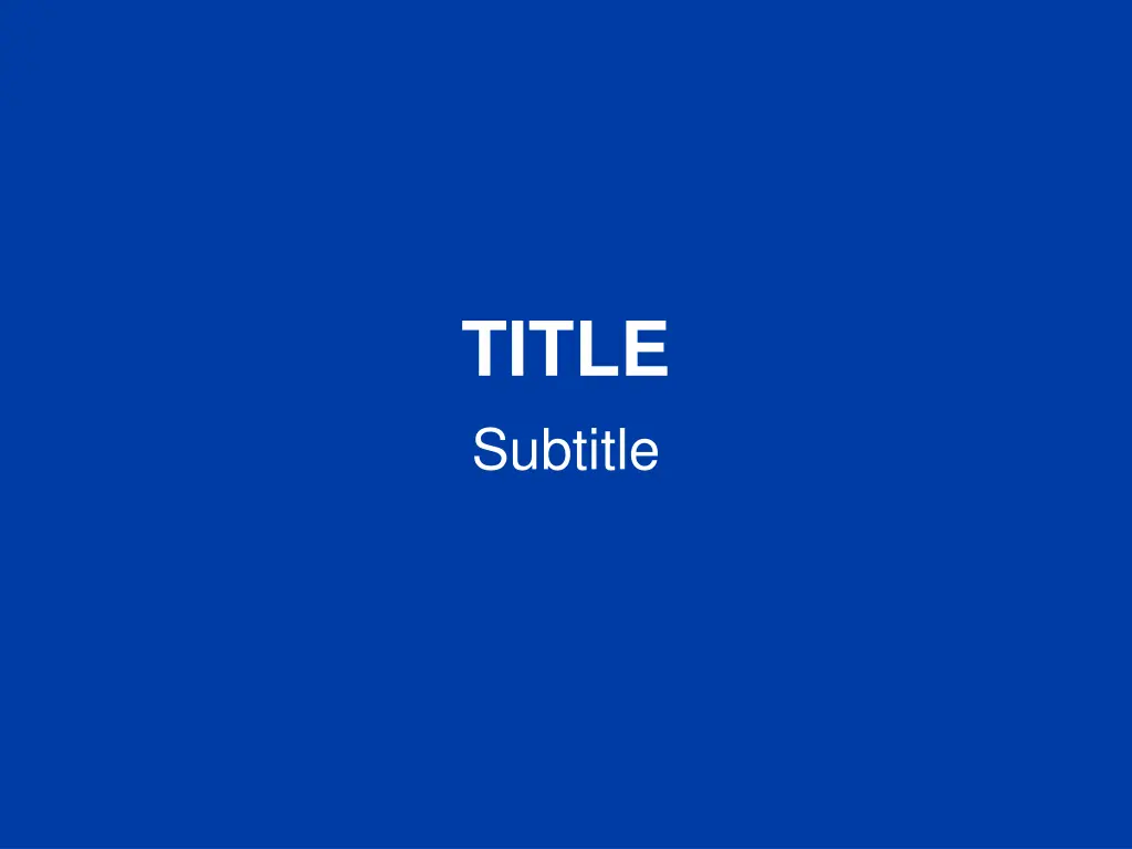 title subtitle