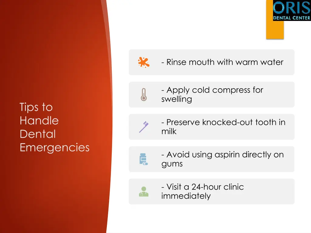 rinse mouth with warm water