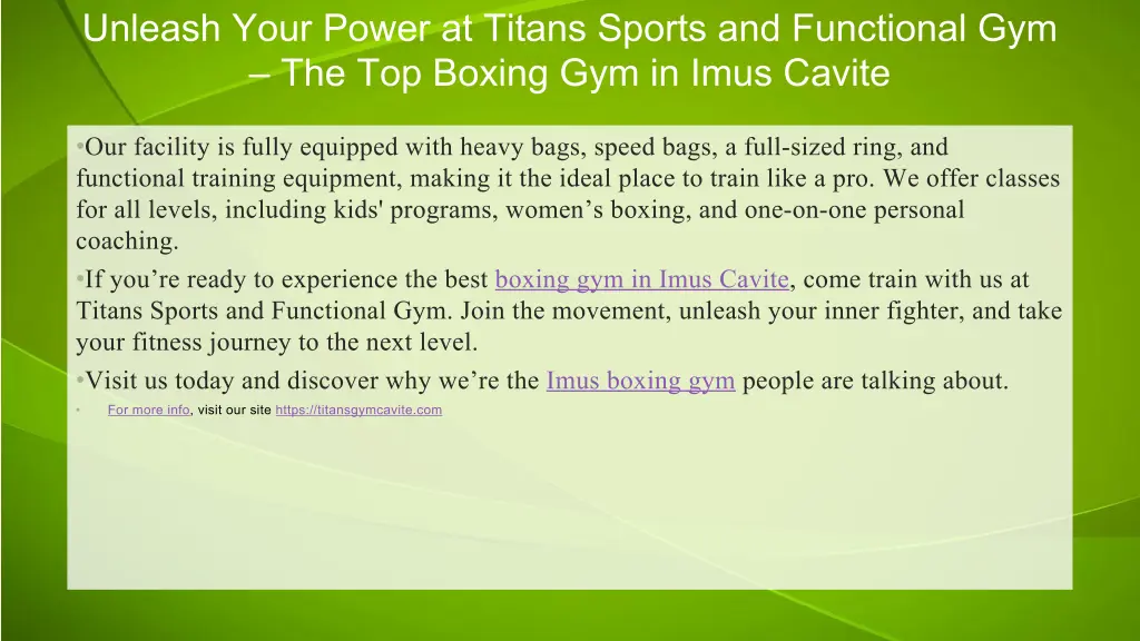 unleash your power at titans sports 1