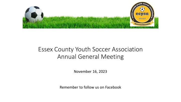 essex county youth soccer association annual