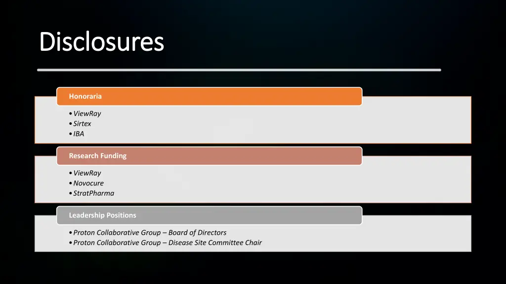 disclosures disclosures