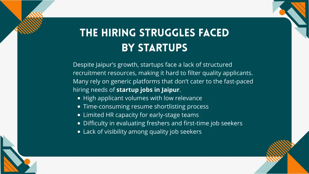 the hiring struggles faced by startups