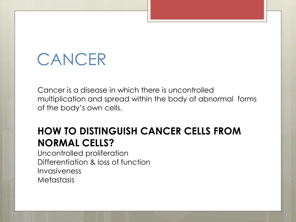 cancer