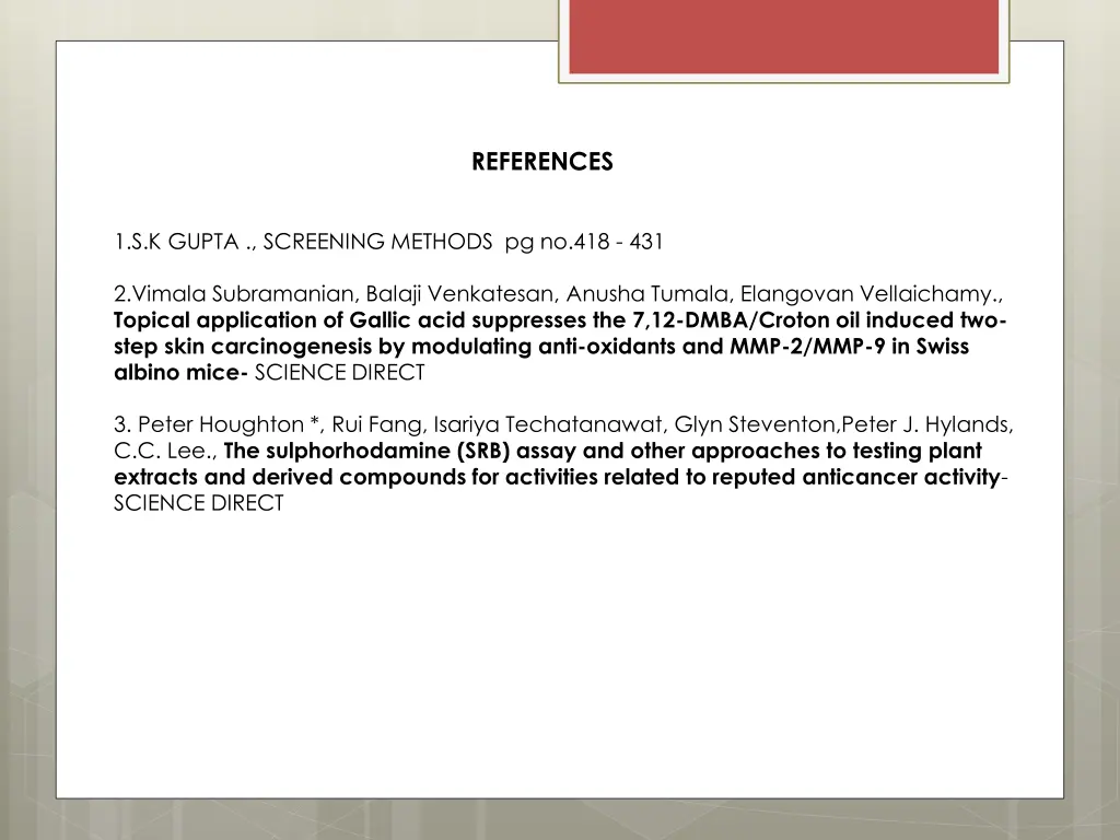 references