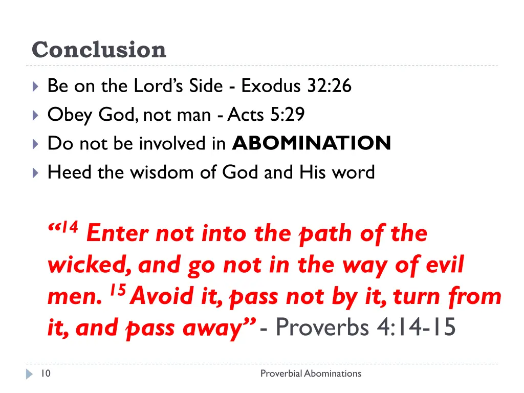 conclusion