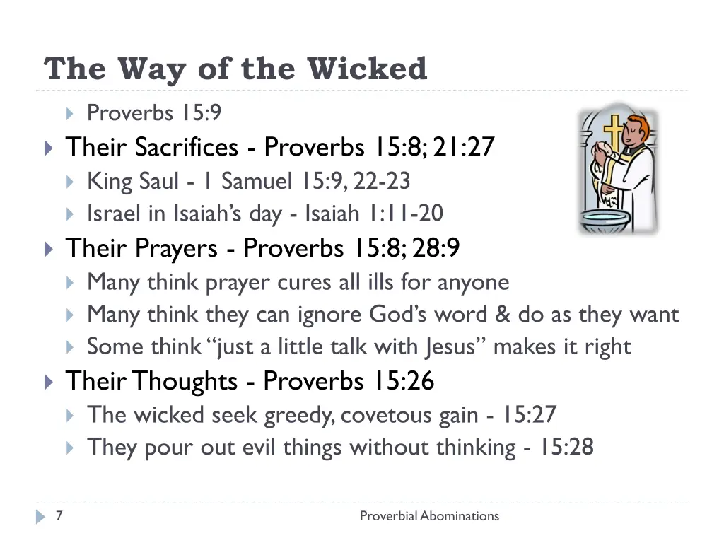 the way of the wicked