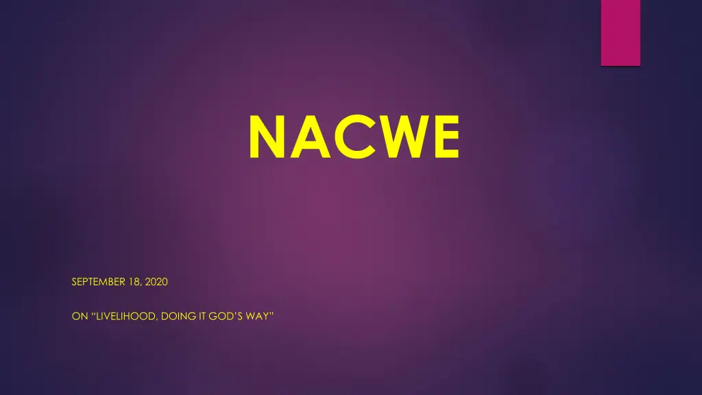 nacwe