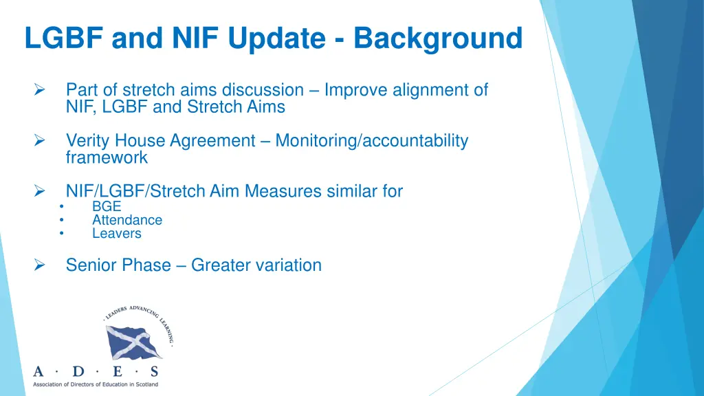 lgbf and nif update background