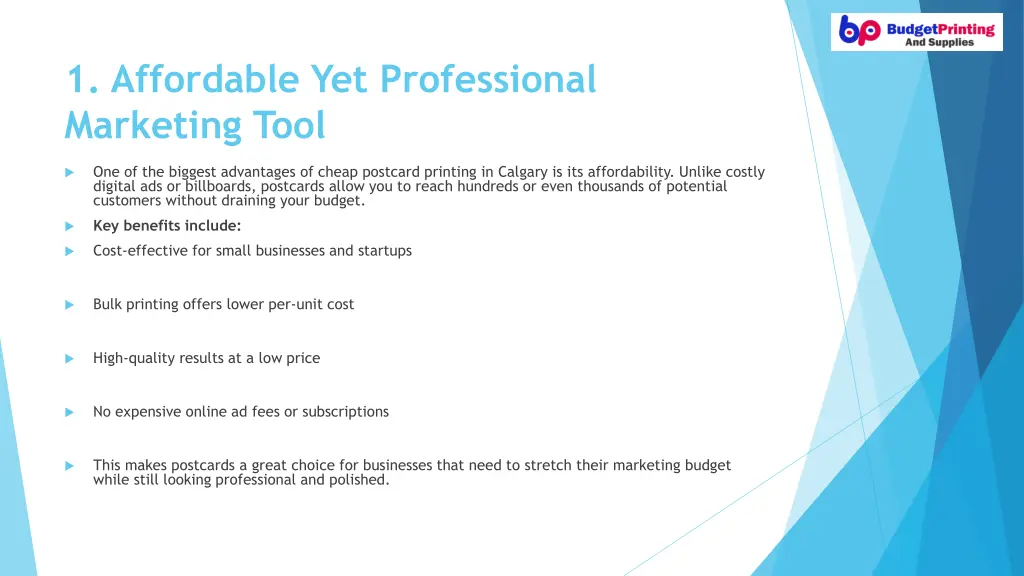 1 affordable yet professional marketing tool
