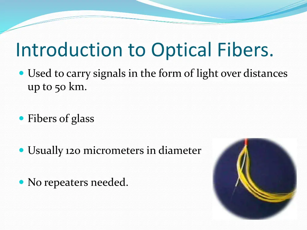 introduction to optical fibers