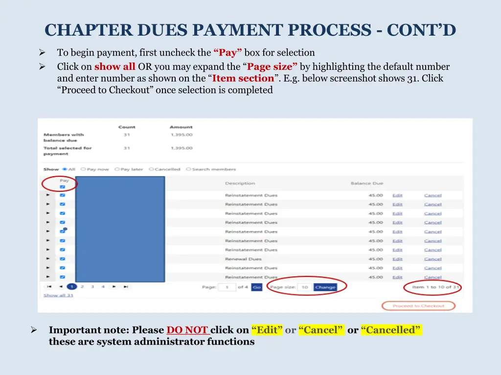 chapter dues payment process cont d 1
